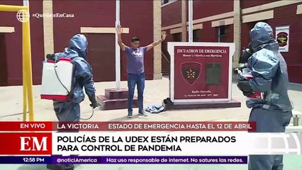 Edición Mediodía: Policías de la UDEX están preparados para control de pandemia