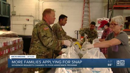 More families applying for SNAP benefits across Arizona