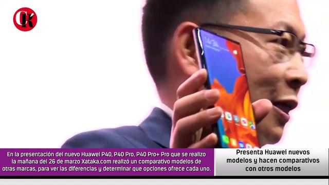Presenta Huawei nuevos modelos y hacen comparativos con otros modelos