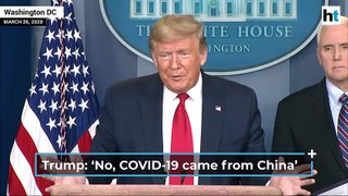 COVID-19 - ‘China said our soldiers brought the virus…’- Donald Trump on virus’ origin