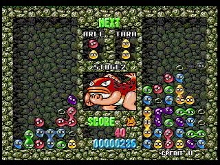 【60fps】アーケード版 ぷよぷよ（1991） デモ画面