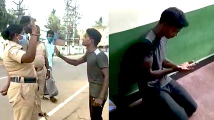 ஏன்... எதற்கு... எப்படி? சட்டம் பேசுன தம்பிக்கு போலீஸ் தந்த பதில்- வைரல் வீடியோ