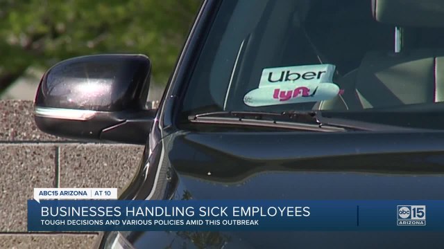 Businesses handling sick employees
