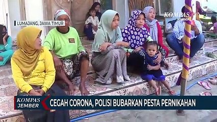 Cegah Corona, Polisi Bubarkan Pesta Pernikahan