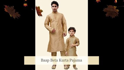 Father and Son matching Kurta Pajama, Sherwani and Jackets