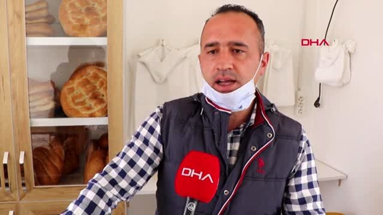 SİVAS Dışarı çıkamayan yaşlılara evde ekmek hizmeti