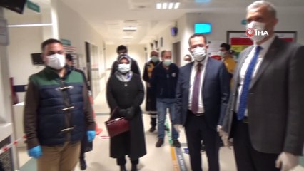 Sağlık çalışanlarına teşekkür ve destek ziyareti