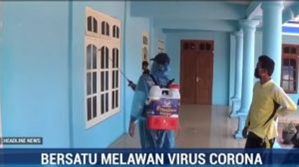 NasDem Magetan Lakukan Penyemprotan Disinfektan