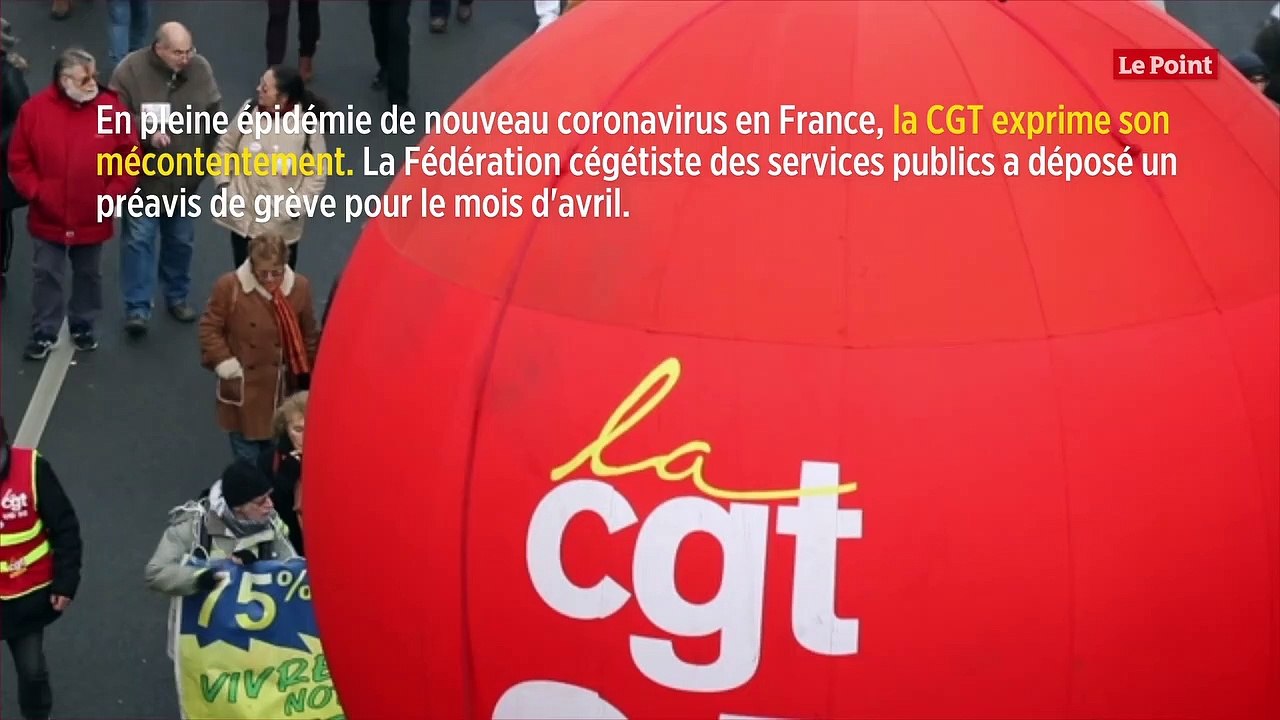 Coronavirus : la CGT des services publics dépose un préavis de grève