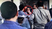 Mazbatası iptal edilen CHP'li vekilin yanında Cumhurbaşkanı Erdoğan'a hakaret eden şahıs gözaltına alındı