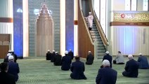 Diyanet İşleri Başkanı Ali Erbaş, Beştepe Millet Camii'nde korona virüs tedbirleri kapsamında cuma namazı kıldırdı