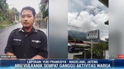 Merapi Meletus, Hujan Abu Guyur Magelang
