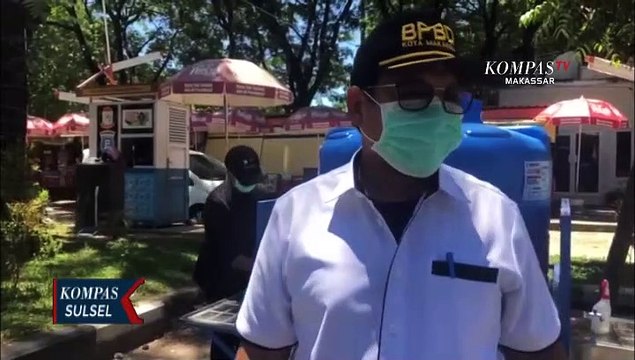 Pemkot Makassar Pasang Tempat Mencuci Tangan Di Ruang Publik