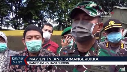 Kodam Xiv Hasanuddin Lakukan Penyemprotan