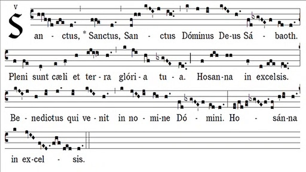 Sanctus Missa IX, Cum Iubilo