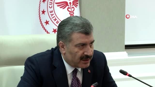 Bakan Koca 81 ilin sağlık müdürleriyle telekonferans üzerinden görüştü