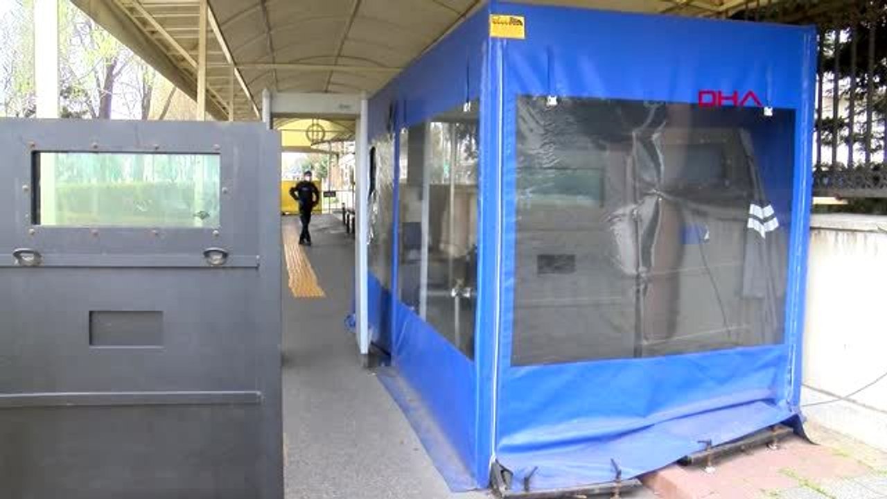 POLİSTEN KORONAVİRÜS ÖNLEMİ; 39 POLİS MERKEZİ GİRİŞİNE TERMAL KAMERA KURULDU