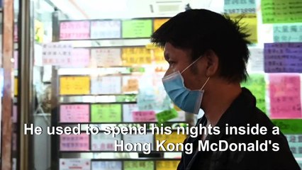 Coronavirus puts Hong Kong's 'McRefugees' back on streets