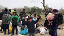 Yunanistan sınırındaki sığınmacılar 1 aydır bekledikleri alandan ayrıldılar - EDİRNE