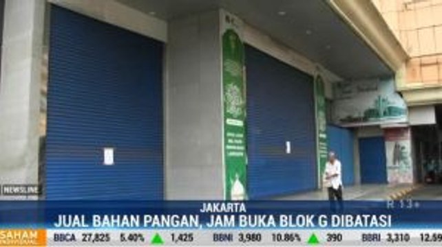 Imbas Virus Corona, Pasar Tanah Abang Tutup Hingga 5 April