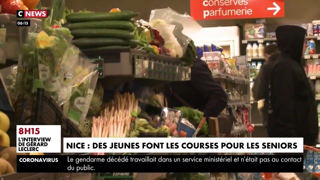 CORONAVIRUS - A Nice, pendant cette période de confinement, des jeunes font des courses pour les seniors - VIDEO