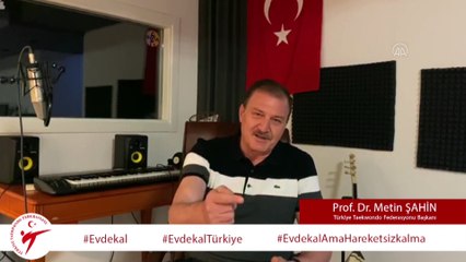 Milli tekvandoculardan 'evde kal ama hareketsiz kalma' çağrısı - ANKARA