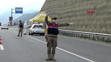 GAZİANTEP İslahiye'de koronavirüs kontrolü