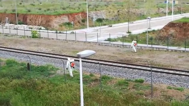 Las labores de desinfección en Mérida continúan en el tren