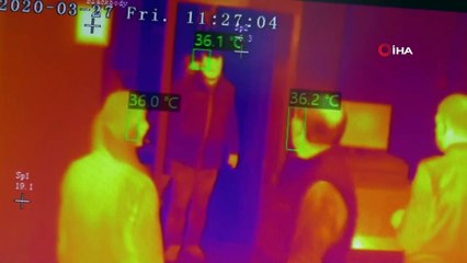 Belediye Binası Girişinde Termal Kameralı Önlem