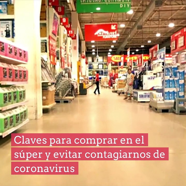 Claves para comprar en el súper y evitar contagiarnos de coronavirus
