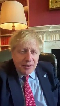 Regardez le Premier ministre britannique Boris Johnson qui annonce dans une vidéo qu'il vient d'être testé positif au coronavirus