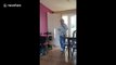 Groovy UK grandma on lockdown throws rave in her home