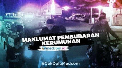 Maklumat Pembubaran Kerumunan - Highlight Primetime News Metro TV