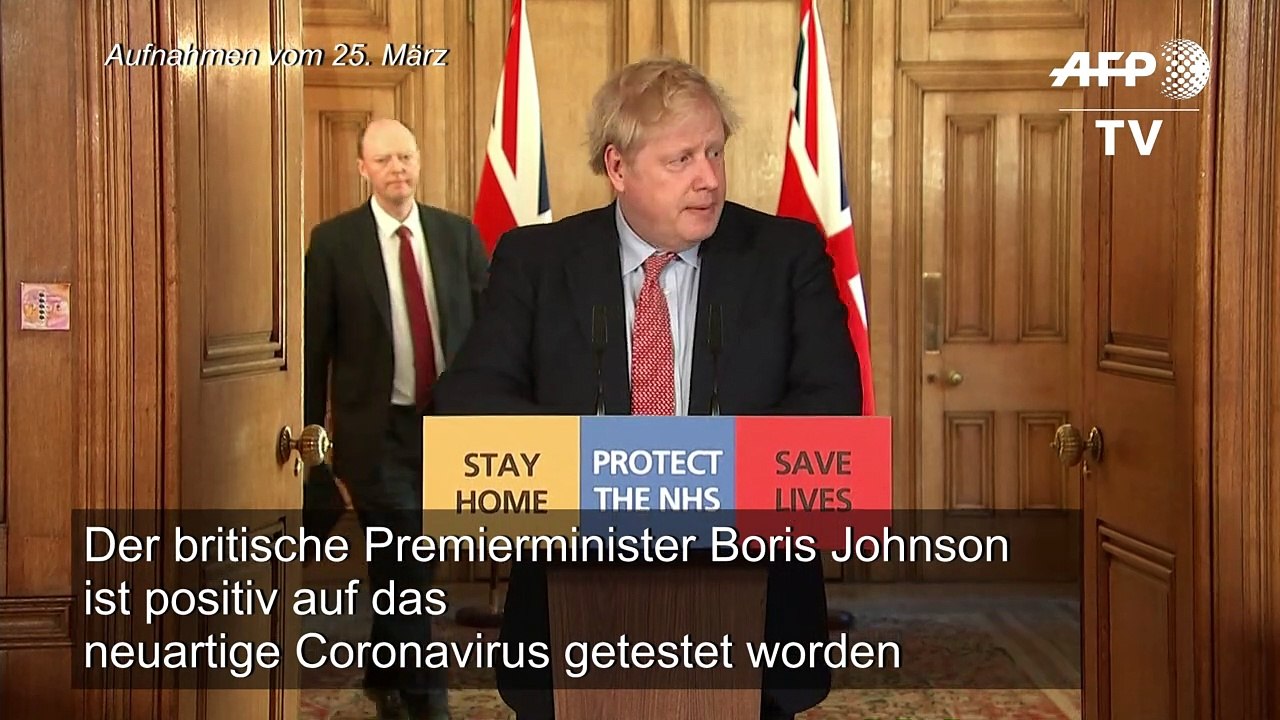 Boris Johnson positiv auf Coronavirus getestet