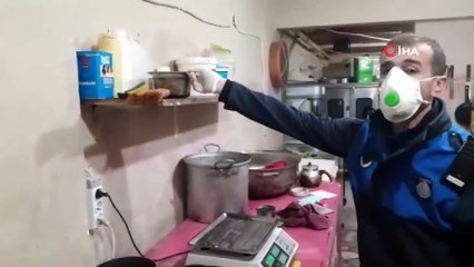 Osmangazi’de merdiven altı tatlıcıya şok baskın