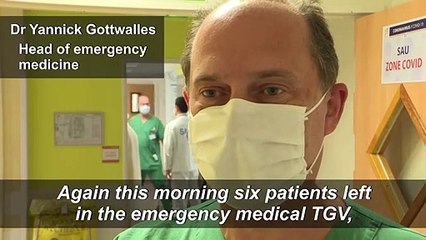 Coronavirus: French ER hit by 'COVID-19' wave overwhelmed (Colmar Hospital)