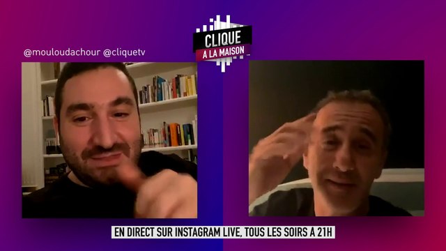 Élie Semoun : Je suis très inquiet pour mon père qui vit dans un EHPAD - Clique à la Maison - CANAL+