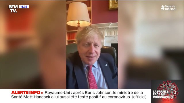 Nous allons le vaincre ensemble , témoigne Boris Johnson, testé positif au coronavirus