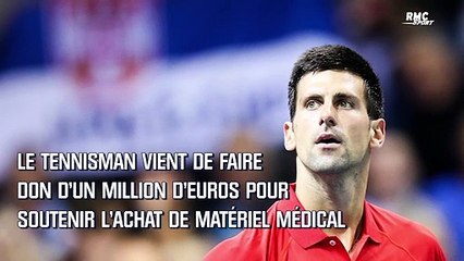 Coronavirus : Djokovic fait don d'un million d'euros à la Serbie