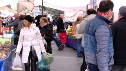 KADIKÖY'DE GİYİM KUŞAM TEZGAHLARI KURULMADI, PAZAR ALANI BOŞ KALDI