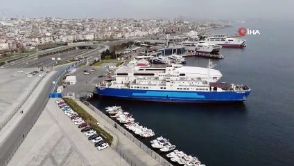 Yenikapı İskelesi'nde Koronavirüs (Kovid-19) Sessizliği