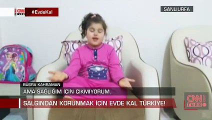 "Sağlığım için her şeyi yaparım! Siz de #EvdeKal'ın"