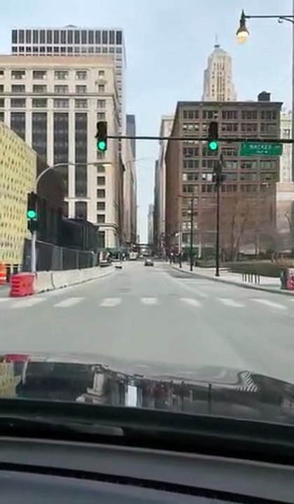 Chicago lock down for virus
