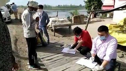 शामली: दूसरे प्रदेशों से आने वाले लोगों की बॉर्डर पर डॉक्टरों ने की जांच