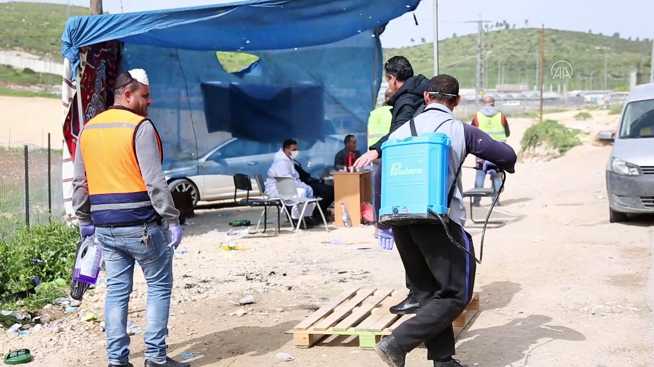 Batı Şeria'da koronavirüs tedbirleri
