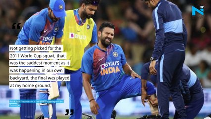 Rohit Sharma reveals ‘saddest moment’ of his career