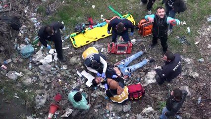 18 yaşındaki genç köprüden atladı, vatandaşlar film izler gibi izledi