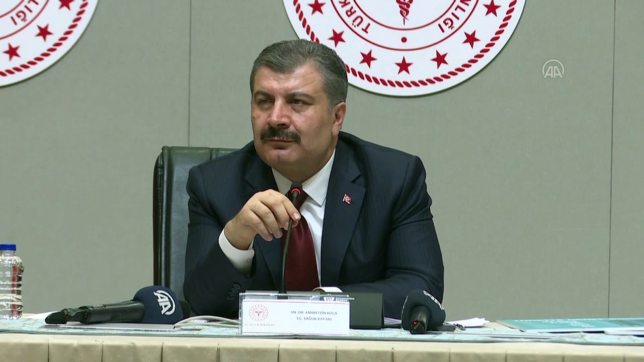 Sağlık Bakanı Koca: 'Yoğun bakım ünitelerinde yüzde 62-63 oranında bir doluluk var' - ANKARA