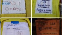 Coronavirus : les éboueurs de Montpellier découvrent des dessins et des messages d'encouragement