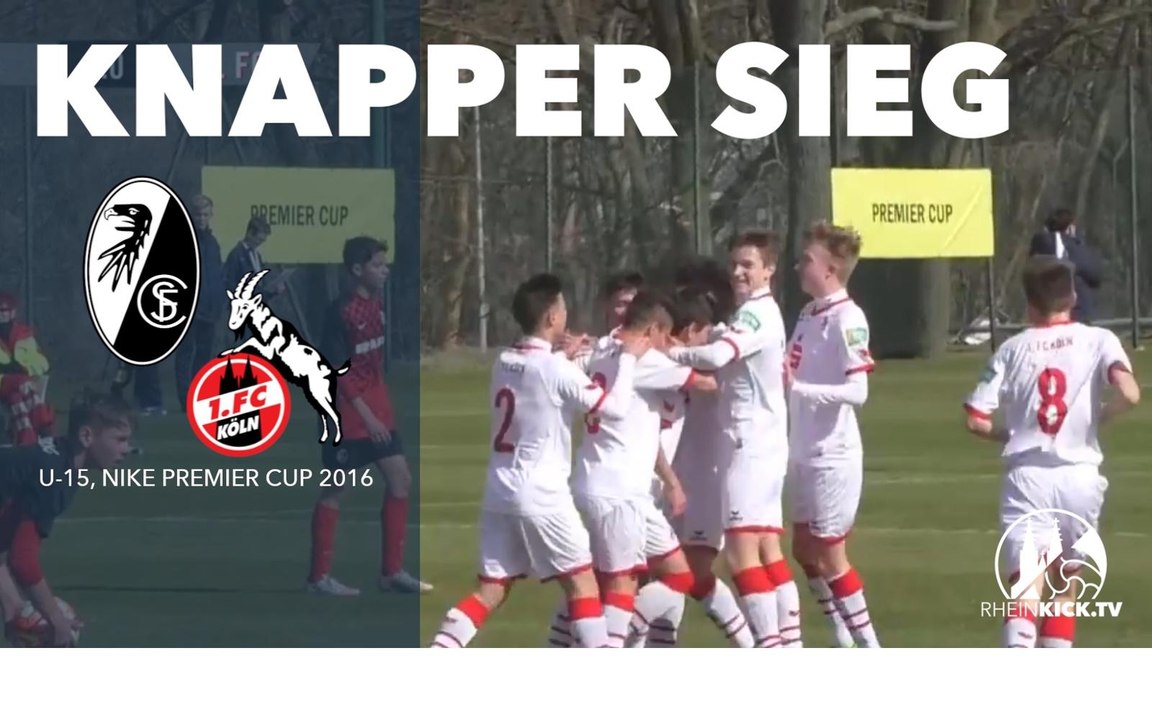 RHEINKICK vor 4 Jahren: Die U15 des 1. FC Köln mit Noah Katterbach trifft beim Nike Cup auf Freiburg